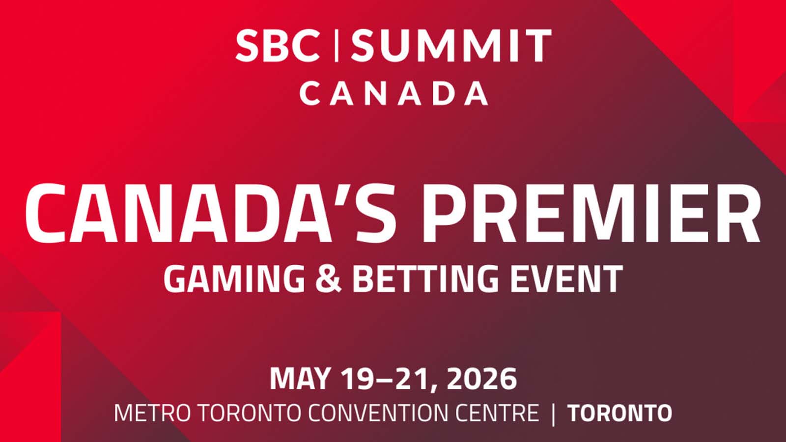 SBC Summit Canada 2026 Opens in Toronto Tuesday
